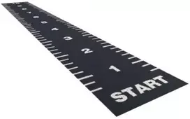 Grindų danga su dirbtine žole Trackz Essential Range 10 × 2 m (Spalva: Pilka)