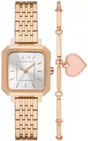 Laikrodis Damski + Bransoletka ARMANI EXCHANGE AX7164SET + BOX