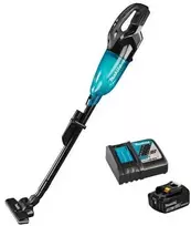 Akumuliatorinis vertikalus dulkių siurblys 18V, juodas, Makita [DCL284FRFB] 3.0Ah, LXT