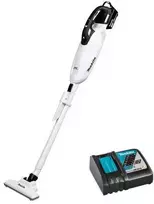 Akumuliatorinis vertikalus dulkių siurblys, balta, 18 V, Makita [DCL283FRFW] 3,0 Ah, LXT