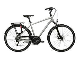 KROSS Trans 3.0 / Silver-Silver Blue Gloss / miesto dviratis (28") MY26 (XL)