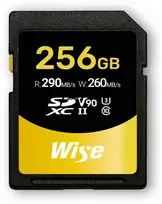 Atminties kortelė - Wise 256GB SDXC UHS II V90 290MB/s Read 260MB/s Write