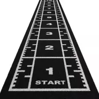 Grindų danga su dirbtine žole Trackz Premium Range 10,4 × 1,33 m (Spalva: Juoda)