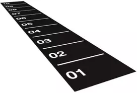 Grindų danga su dirbtine žole Trackz Core Range 10 × 1,5 m (Spalva: Juoda)