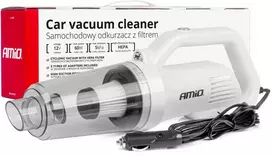 Automobilinis dulkių siurblys 12 V, 60 W, su HEPA filtru, 5kPa AMIO-03691
