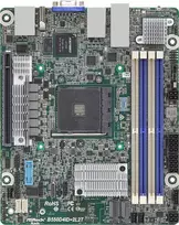 Pagrindinė plokštė ASRock pagrindinės plokštės B550D4ID-2L2T mini-ITX lizdas AM4 vienvietis