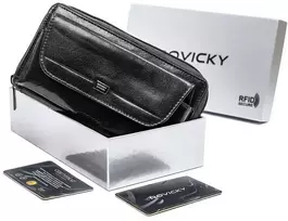 Rovicky Vyriška piniginė/dėklas prie diržo GUSTAW-2