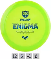 Diskgolfo diskas Distance Driver NEO ENIGMA Evolution Žalias