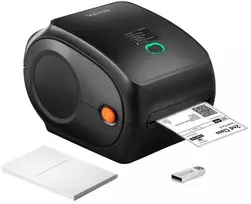 Terminis etikečių spausdintuvas 4x6, su „Bluetooth“ ir USB jungtimi, didele 300 DPI raiška