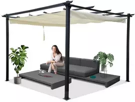 Sodo pavėsinė „Para Sole ESTIVO“ 3x3x2,4 m su neperšlampamu stogu SP0835