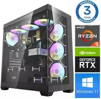 Stacionarus kompiuteris INTOP Ryzen 5 7500F 16GB DDR5 1TB SSD M.2 NVME RTX5060 8GB WIN11 (RW53610WH)