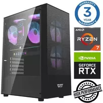 Stacionarus kompiuteris INTOP Ryzen 7 7700X 32GB DDR5 1TB SSD M.2 NVME RTX5060 8GB no-OS (RW53980NS)