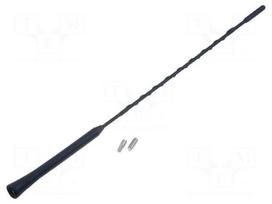 Antenna mast | 0.41m | M5,M6 | inside | AM,FM | rubber mast