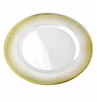 Mondex Since 1986 BLANCHE CLEAR Apatinė dekoratyvinė detalė su auksu 33x1,5 cm
