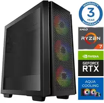 Stacionarus kompiuteris INTOP AQUA Ryzen 7 8700F 32GB DDR5 1TB SSD M.2 NVME RTX3050 8GB no-OS (RW57872NS)