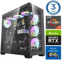 Stacionarus kompiuteris INTOP AQUA Ryzen 7 8700F 16GB DDR5 1TB SSD M.2 NVME RTX5060Ti 8GB no-OS (RW59236NS)