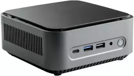 Stacionarus kompiuteris CSL siauros dėžės tipo aukščiausios kokybės mini kompiuteris su Intel® N200 procesoriumi, 32GB DDR4 RAM, 1000GB M.2 NVMe SSD, Intel UHD grafika, Windows 11 Home