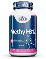 Haya Labs Methyl B-12 100 tab. (Vitaminas B12(metilcobalaminas))