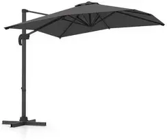 Promotions Lauko terasos pasvirus skėtis, 245x245x238 cm, Pilkas