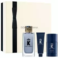 Dolce&Gabbana Dolce & Gabbana K Giftset rinkinys vyrams (EDT, 100 ml + dušo gelis, 50 ml + pieštukinis dezodorantas, 75 g)
