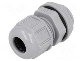 Cable gland | PG11 | IP68 | Mat: polyamide | dark grey | UL94V-2