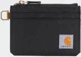 Carhartt nailono „Duck“ juodos spalvos kortelių piniginė