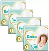PAMPERS Premium Care Mähkmed, Suurus 0 (<3kg) 30x4mähet
