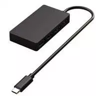 Winner Group WG - HUB Type-C na 4x USB-A, USB 3.0, 5Gbps, juoda