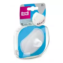 LOVI silikoninė spenelių apsauga Skin Touch 2 vnt M/L dydis, 5/606gb