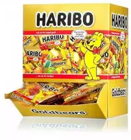 Haribo mini maišeliai po 10 g su Goldbears guminukais - (100 vnt. x 10 g)