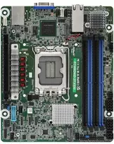 Asrock EC266D4ID-2T/X550 pagrindinė plokštė Intel C266 LGA 1700 mini ITX