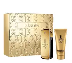 Rinkinys Paco Rabanne: 1 Million, tualetinis vanduo, vyrams, 100 ml + 1 Million, dušo želė, visiems odos tipams, 100 ml
