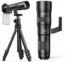 „SuperZoom“ objektyvas telefonui Apexel 20–60x