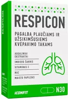 Iconfit Respicon Plauciams ir kvepavimo takams 30 kaps.