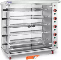Royal Catering Dujinė kepsninė 25 vištoms, 5 iešmeliai, propanas-butanas, 25 kW