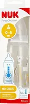 NUK 400523 butelis 300 ml temperatūros indikatorius 0-6 527909, 741926