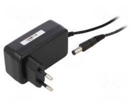 Power supply: switching | mains,plug-in | 12VDC | 2A | 24W | 86.2% | POSC