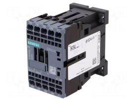 Contactor: 4-pole | NC + NO x3 | 24VDC | 10A | 3RH20 | spring clamps