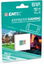 Atminties kortelė Karta Emtec mSD 512GB UHS-I U3 V30 A1 EXPRESS (Switch 2)