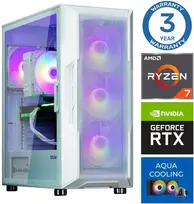 Stacionarus kompiuteris INTOP AQUA Ryzen 7 7700X 64GB DDR5 2TB SSD M.2 NVME RTX5050 8GB no-OS (RW59948)