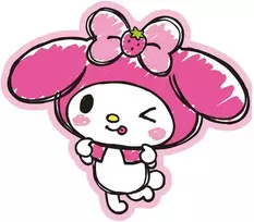 Sanrio Hello Kitty My Melody 3D cushion