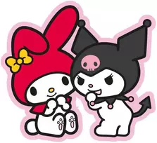 Sanrio Hello Kitty My Melody & Kuromi 3D cushion