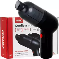 Belaidis automobilinis dulkių siurblys 70 W, 11 kPa, USB-C, su HEPA filtru, VC-08 AMIO-04416