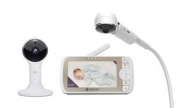 Motorola | Full HD Wi-Fi Video Baby Monitor with Crib Mount | VM65X CONNECT 5.0" | 5.0" LCD colour display with 480 x 272 resolution; Lullabies; Room temperature monitoring; Infrared night vision; LED sound level indicator; Wi-Fi connectivi