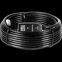 Active extension USB 2.0 A-M> A-F cable, 10 m long. Power supply option.