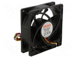 Fan: DC | axial | 12VDC | 80x80x25mm | 23dBA | EBR | 1800rpm | 1.68mmH2O