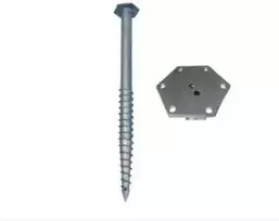 Įsukamas polius HEX-120mm M12 MTR 76 1000 3mm HDG
