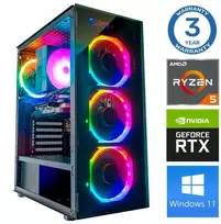 Stacionarus kompiuteris INTOP Ryzen 5 7500F 32GB DDR5 500SSD M.2 NVME RTX5050 8GB WIN11Pro (RW61147)