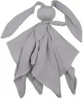 BABY 01081 Muslino sauskelnės Hug Me Bunny pilka