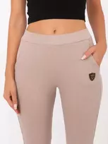 Relevance Sportinės kelnės-RV-DR-9602.50-smėlio spalva